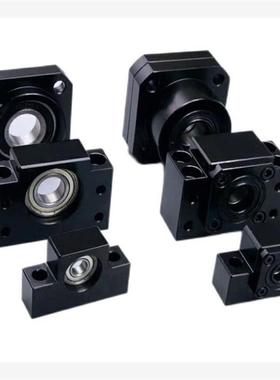 丝杆支撑座固定座组件上隆尺寸 TSPB SPBF 10 12 15 20 25