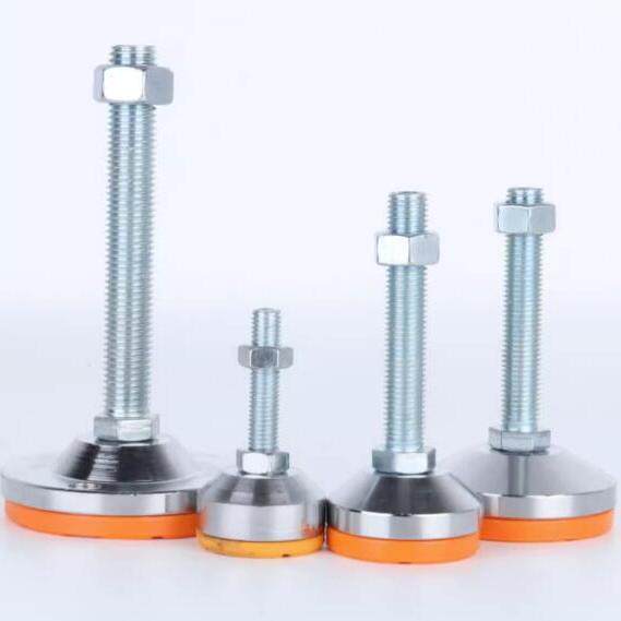 E-WAC57-D60D80D100-M10M12M16M20M25-L75L100不锈钢重型防滑脚杯