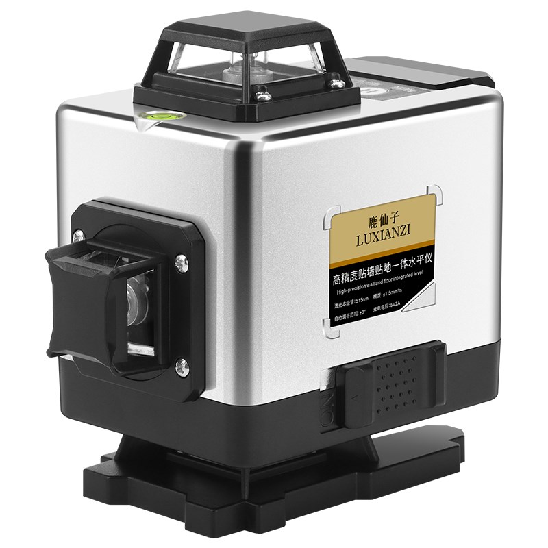 鹿仙子激光水平仪高精度强光细线红外线自动调平12线迷小型平水仪