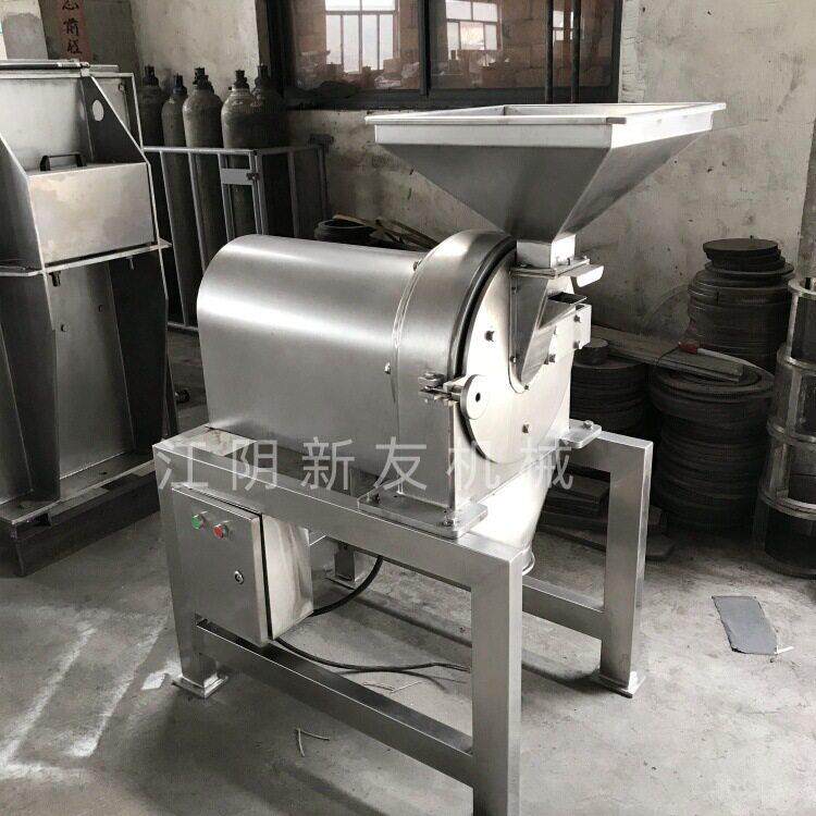干湿两用粉碎机新鲜生姜粒粉碎机干良姜磨粉机纤维物料粉碎机