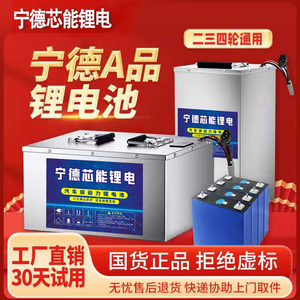 宁德电动车48V60V72V三四轮车大单体三元磷酸铁锂电池大容量电瓶