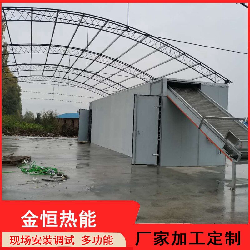 定制中草药网带式烘干机 金丝黄菊烘干箱厂家 空气能网带烘干机