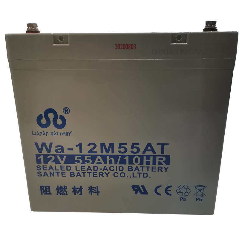 万安蓄电池12v55ah Wa-12M5T 太阳能路灯免维护铅酸电池
