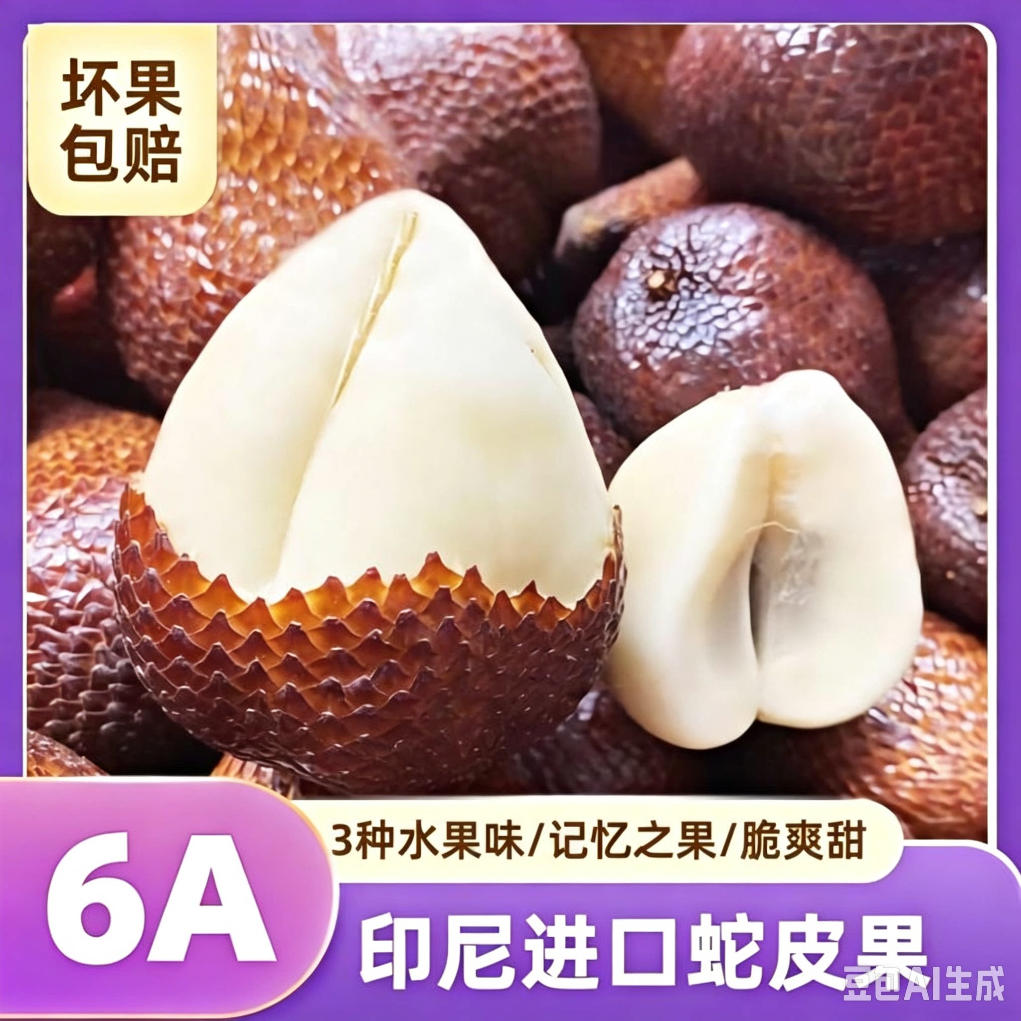 印尼蛇皮果顺丰包邮新鲜整箱
