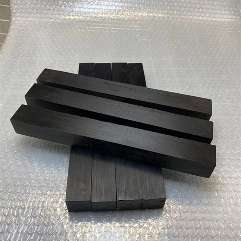 东非紫光檀木料乌木唢呐料黑檀原木木方雕刻把件葫芦新中式木雕