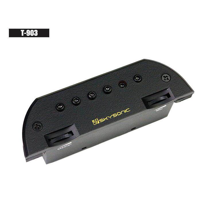 SKYSONIC天音拾音器木吉他拾音乐器配件磁力加麦克风打板双拾音器
