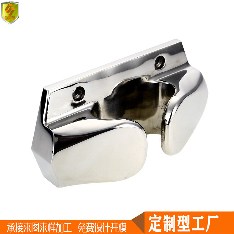 316不锈钢重型导缆器 索栓 羊角船用五金零配件 游艇船舶厂家直销