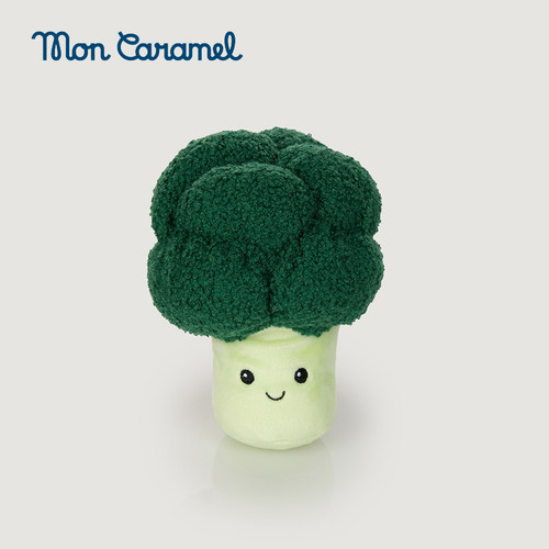 Mon Caramel可爱西兰花毛绒创意蔬菜公仔潮玩礼物翠椰西兰小灵苞