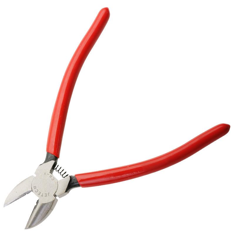 捷科DP-6D斜嘴钳斜口钳剪线钳偏口钳子剪钳可剪钢丝铬钒钢6寸