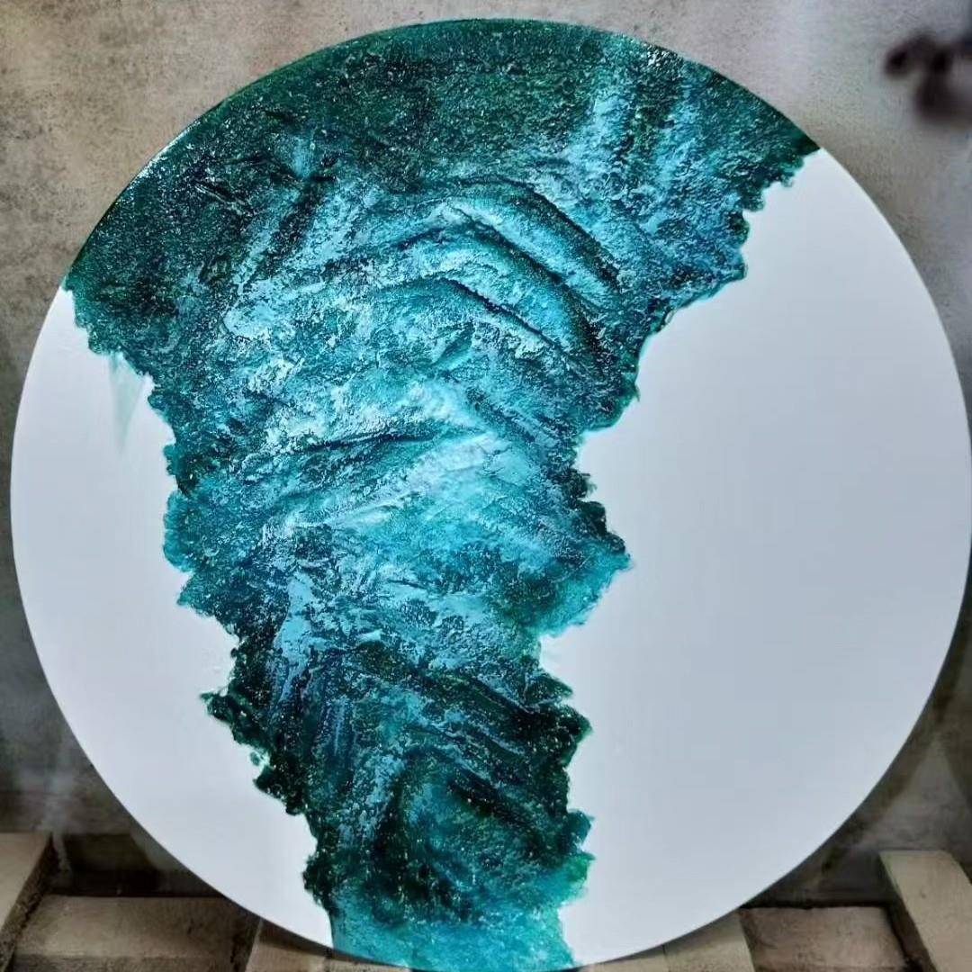 玻璃油画 工艺 手工 装饰装修挂画家居酒店高品质源头厂家