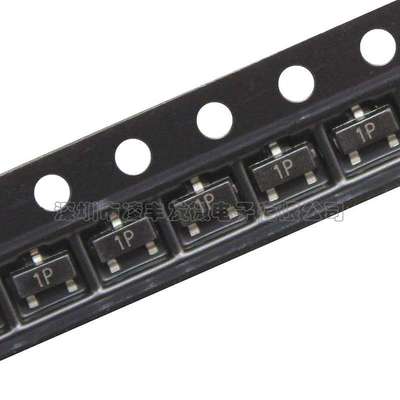 NPN 贴片三极管  MMBT2222A 2N2222 丝印1P SOT-23 0.6A 40V