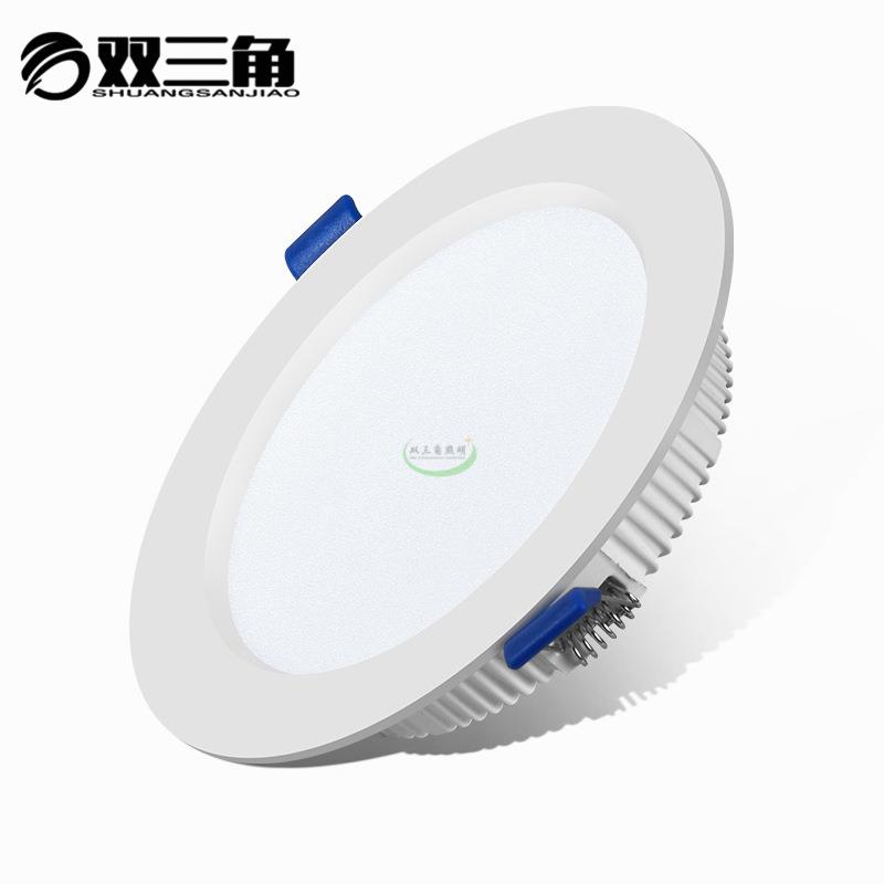 嵌入式led筒灯孔灯2.5寸4一体化12w 7.5厘米压铸铝防雾天花灯洞灯