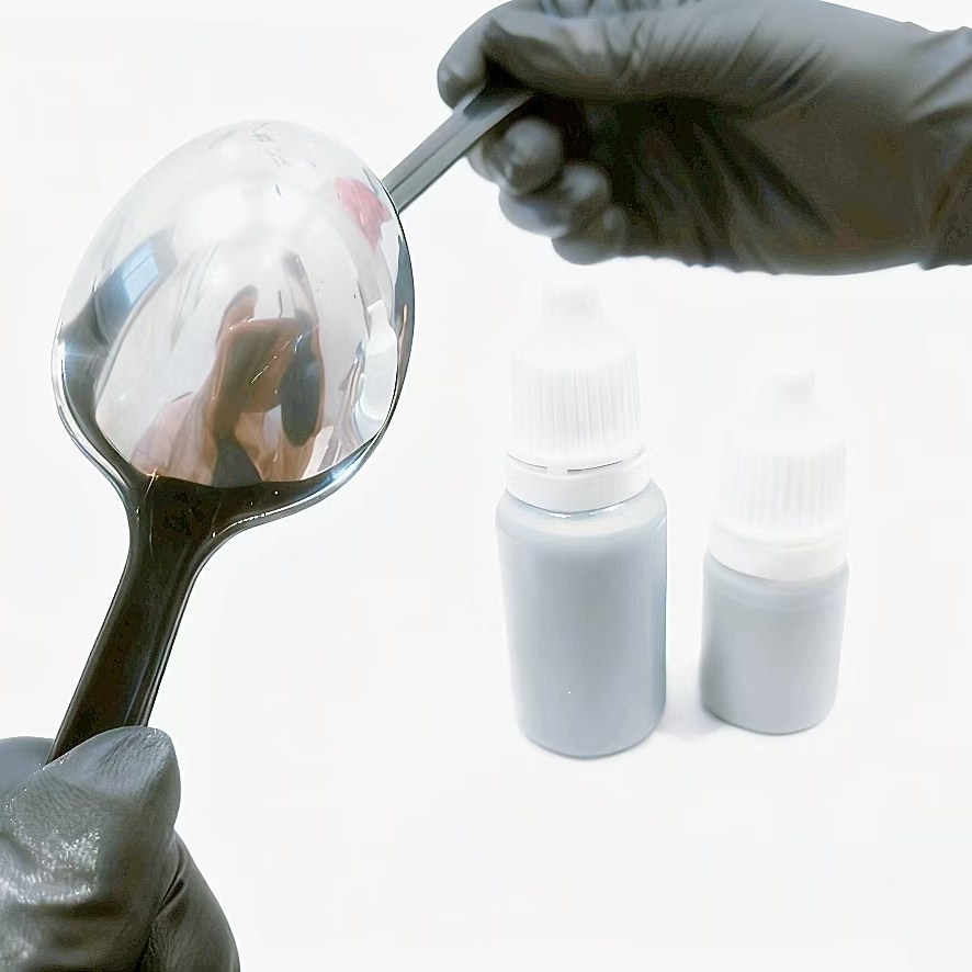 镜面银漆金属光泽毛金属光泽毛