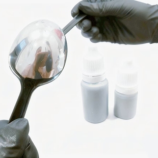 田宫小号手镜面银漆金属光泽毛刷模型高达金银墨水电镀马克笔镜