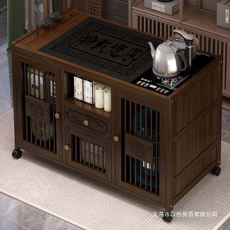 移动茶桌家用茶台茶几现代客厅小桌子阳台全自动烧水壶一体茶水柜,鲜花速递/花卉仿真/绿植园艺,割草机/草坪机,淘宝优惠券,粉丝福利购,淘宝优惠卷