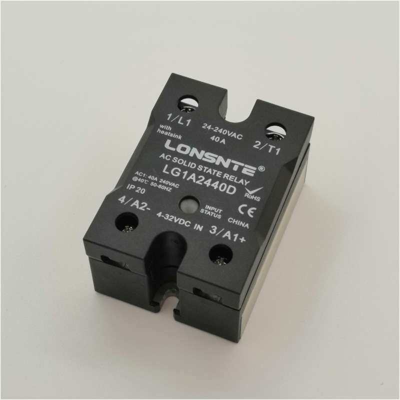 LG1A24120A蓝石固态继电器单相220VAC交流控制交流过零 SSR-120AA