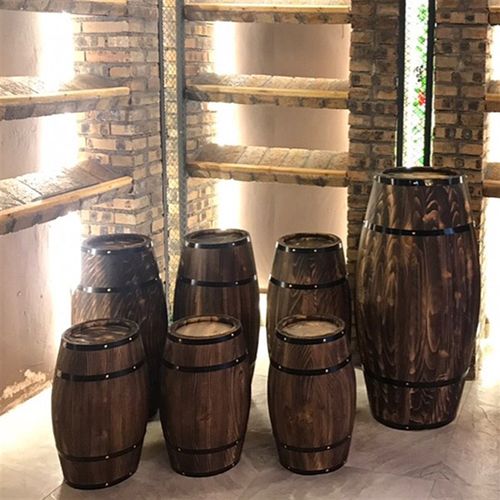酒桶木桶装饰橡木桶啤酒桶实木制红酒桶展会酒吧酒庄婚庆摆件道具