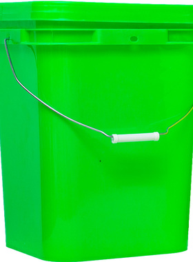 方型塑料桶带盖50斤红色25公斤20C公斤25升食品级家用方形密封加