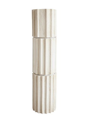 法式中古风客厅欧式罗马柱子装饰品艺术雕塑台博主玄关落地摆件