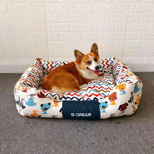 狗狗用品柯基狗窝柯基犬专用网红冬天保暖四季通用不粘毛可拆洗窝