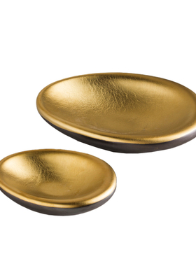 现代轻奢创意陶瓷小果盘点心盘摆件样板放客厅餐桌茶几酒店装饰品