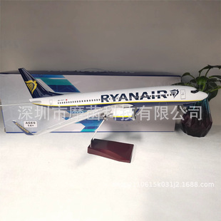 47cm 瑞安737 波音737瑞安航空飞机模型客机摆件航模收藏礼品
