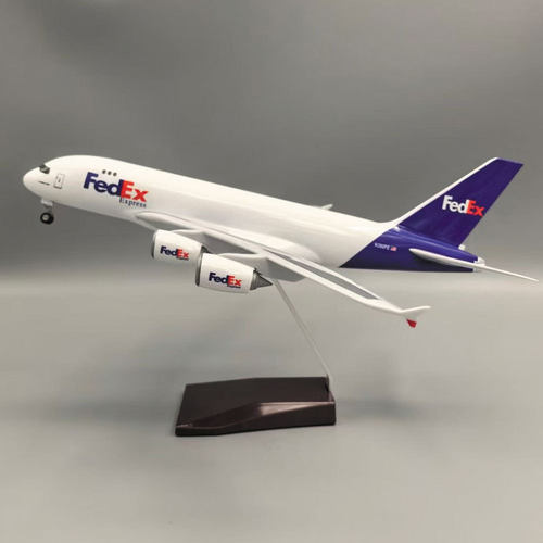 46CM 联邦A380货机 联邦货机A380货运飞机 Fedex飞机模型摆件