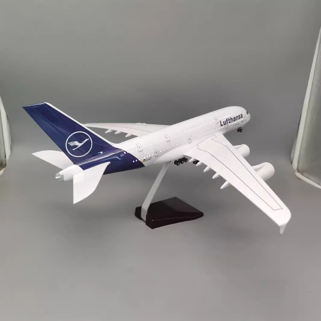 德国汉莎新款航空LED声控  1:160  46cm A380 Lufthansa 飞机