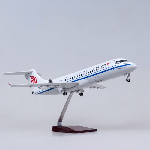 34CM国航C909仿真客机飞机模型 带灯带起落架 国际航空摆件ARJ21