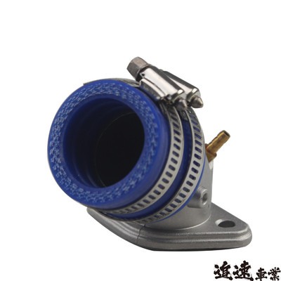 福喜RS改装企管鬼火gy6巧格100吊桶PE262730化油器接口进气歧管