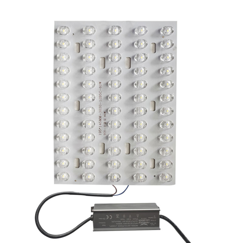 led路灯光源板 灯头维修配件灯板灯芯220v灯珠电源驱动器金豆新星