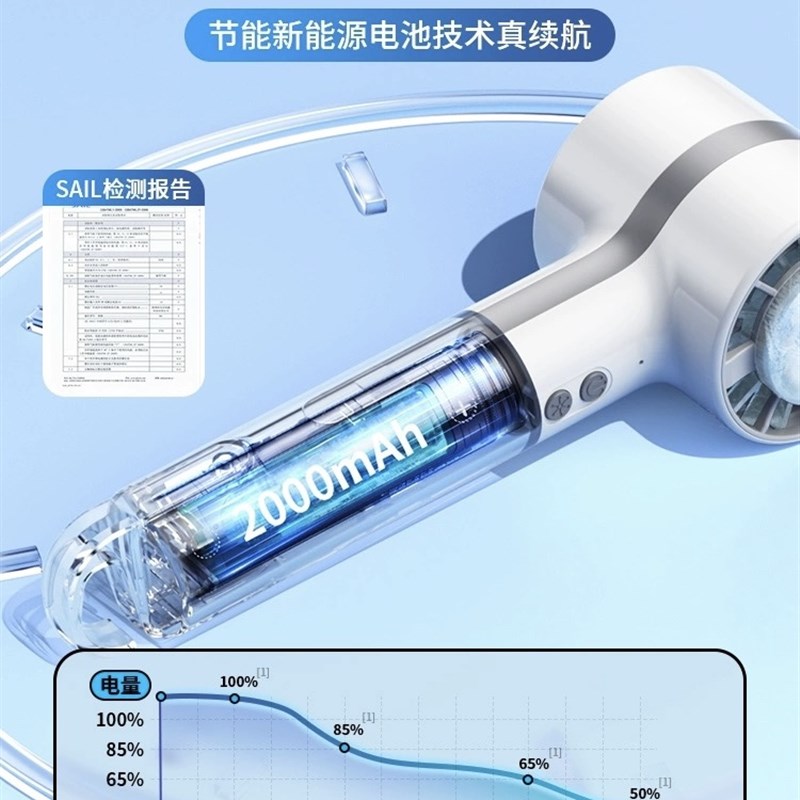 登山扣半导体制冷风扇USB超静音手持小风扇户外桌面强力风扇降温