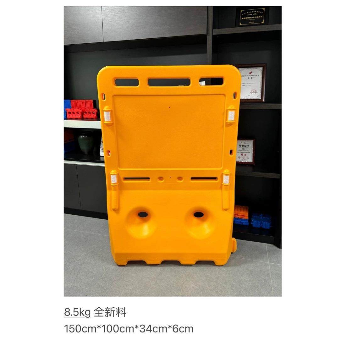 围挡多规格两孔水马围挡市政注水围栏注塑防撞桶施工移动隔离墩