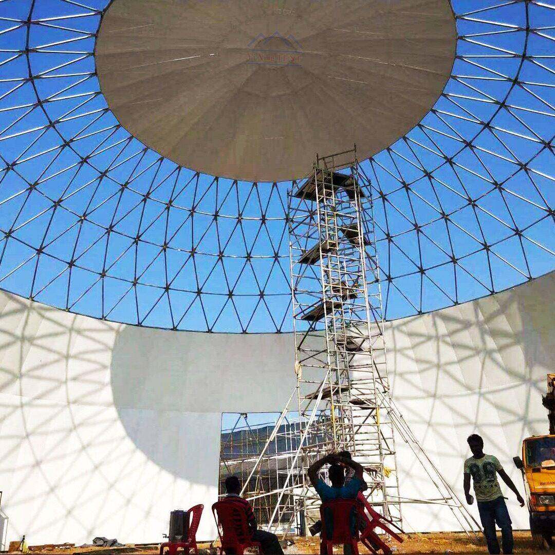 20米直径穹顶球幕影院360度球形科普沉浸式大型球幕电影篷房厂家