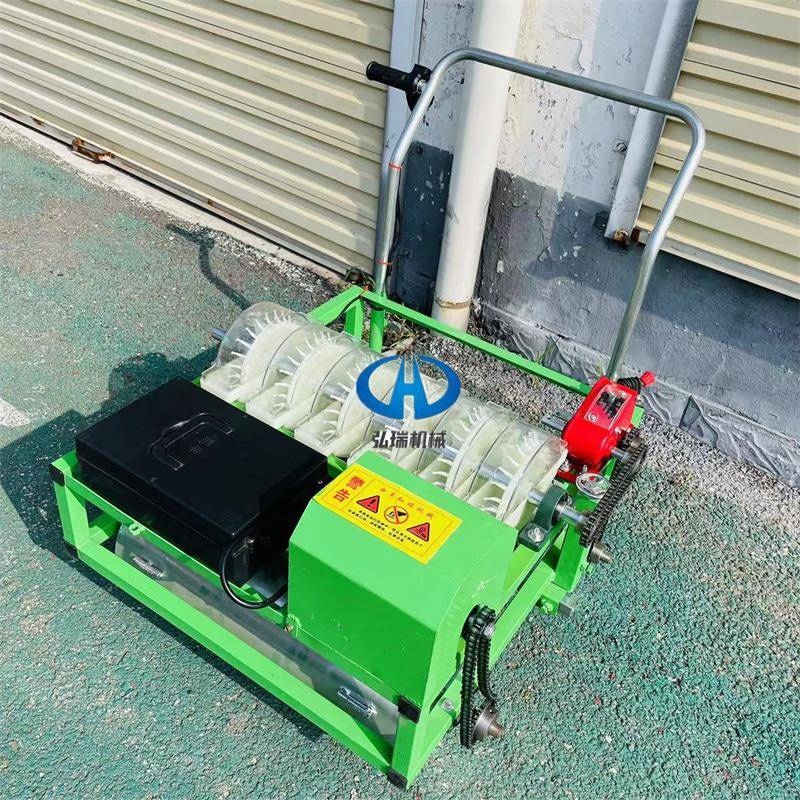 48伏电动勺式颗粒种子播种机大棚蔬菜家用精播机娃娃菜精播机