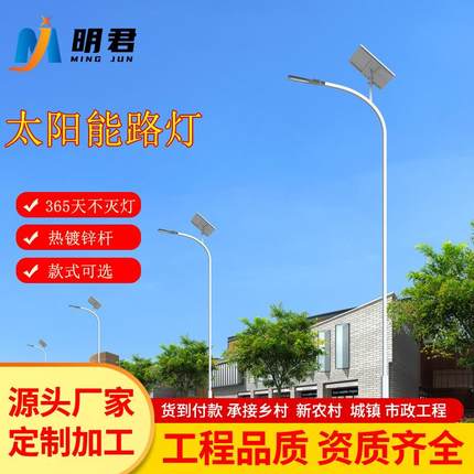 6米路灯8米新农村市政公路工程户外照明灯LED灯庭院灯