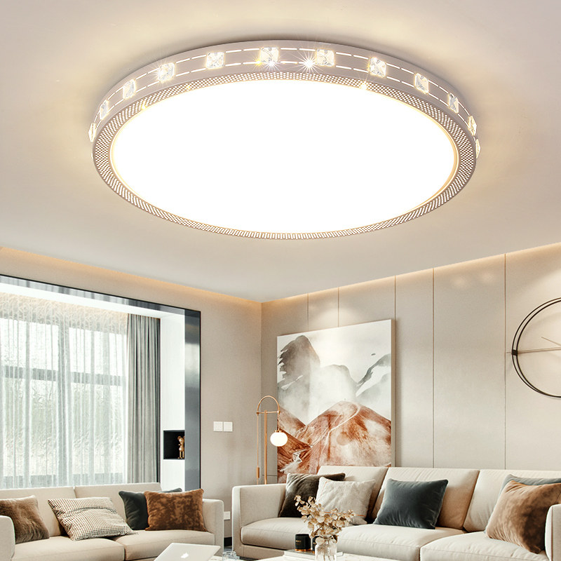 客厅灯圆形led吸顶灯80CM1米大气圆灯简约餐厅卧室书房阳台灯