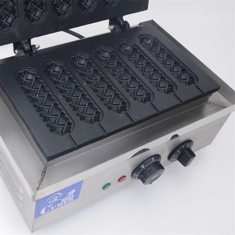 六格香酥机烤肠机电热法式玛芬热狗棒机烤香肠机商用全自动烤肠机