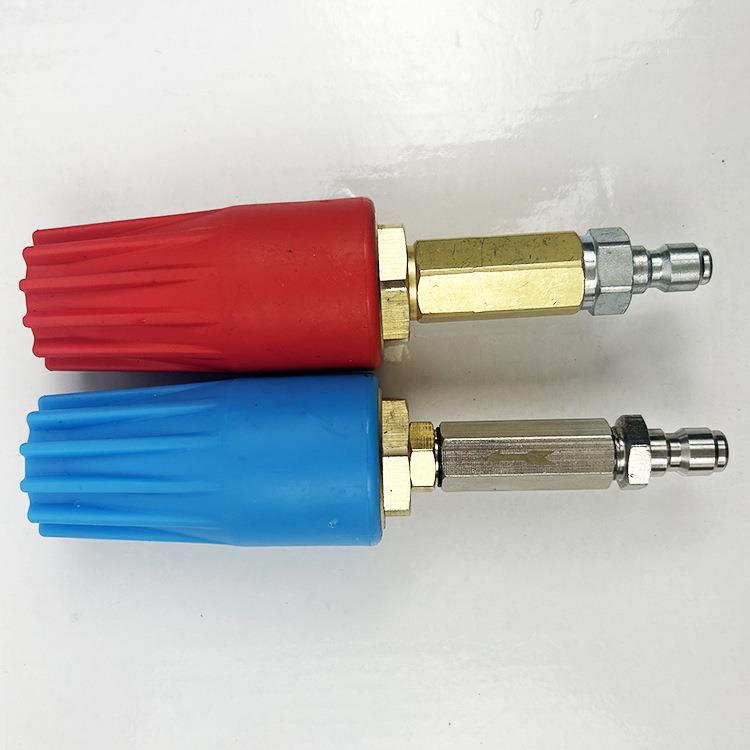 超高压清洗机剥树皮除锈洗产品360度旋转莲花喷头5000psi自带滤网