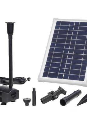 DC12V太阳能喷泉泵花园池塘景观泵-SP12-401215E