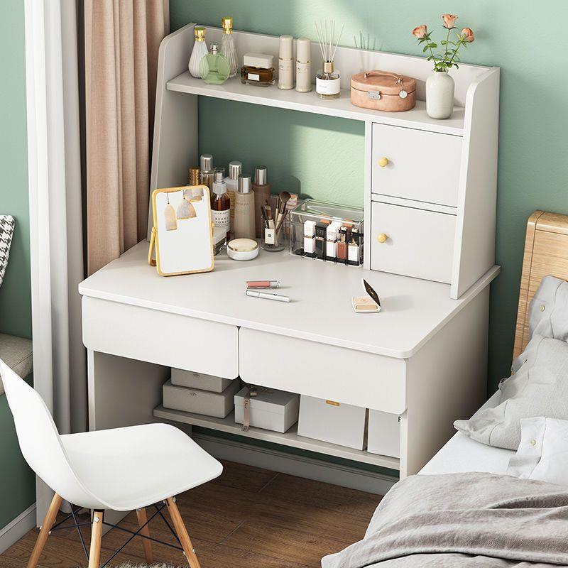 网红梳妆台卧室迷你小户型现代简约化妆桌学生书桌子多功能化妆台