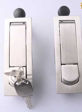 MS606-1-2按钮弹跳平面锁工业配电箱柜门锁 工业机械设备铁皮柜锁