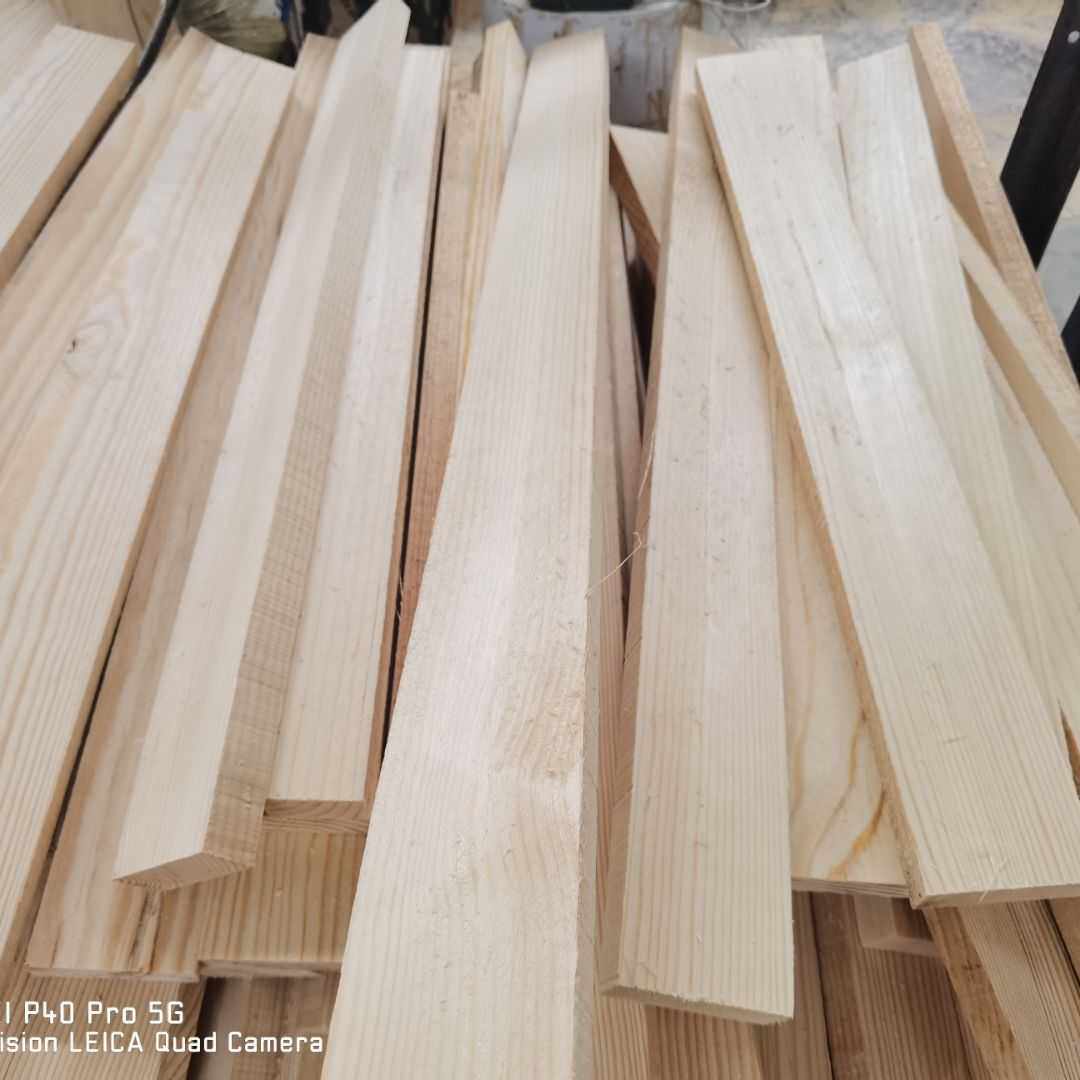 樟子松木板木条户外花园围栏地板龙骨栅栏松木块松木板木板