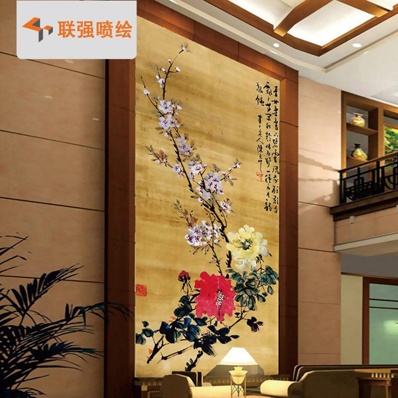 深圳联强供应防水化纤油画布 酒店宾馆宴会装饰油画布写真喷绘