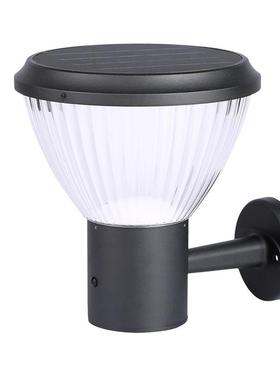 太阳能壁灯超亮家用庭院灯室外门灯户外防水led露台花园别墅壁灯