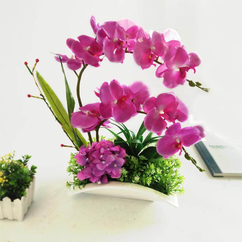 仿真花蝴蝶兰陶瓷盆栽花卉仿真绿植物盆景假花装饰,鲜花速递/花卉仿真/绿植园艺,仿真绿植,淘宝优惠券,粉丝福利购,淘宝优惠卷