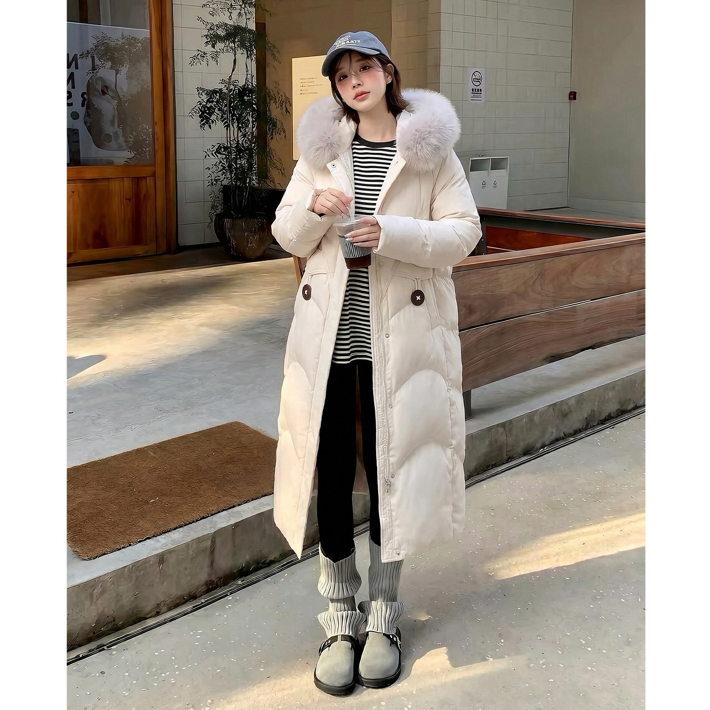 SIYU斯羽90白鸭绒外套羽绒服女