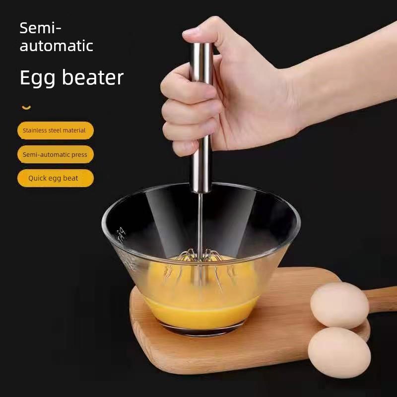 不锈钢半自动打蛋器烘焙鸡蛋奶油打蛋器家用打蛋器手动打蛋器