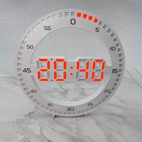 创意LED时钟客厅挂钟大屏幕跳秒钟多功能LED电子钟闹钟,特色手工艺,其他特色工艺品,淘宝优惠券,粉丝福利购,淘宝优惠卷