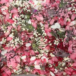 日系复旧怀旧混色干花碎花美甲彩色花瓣装饰品指甲配件混装花材